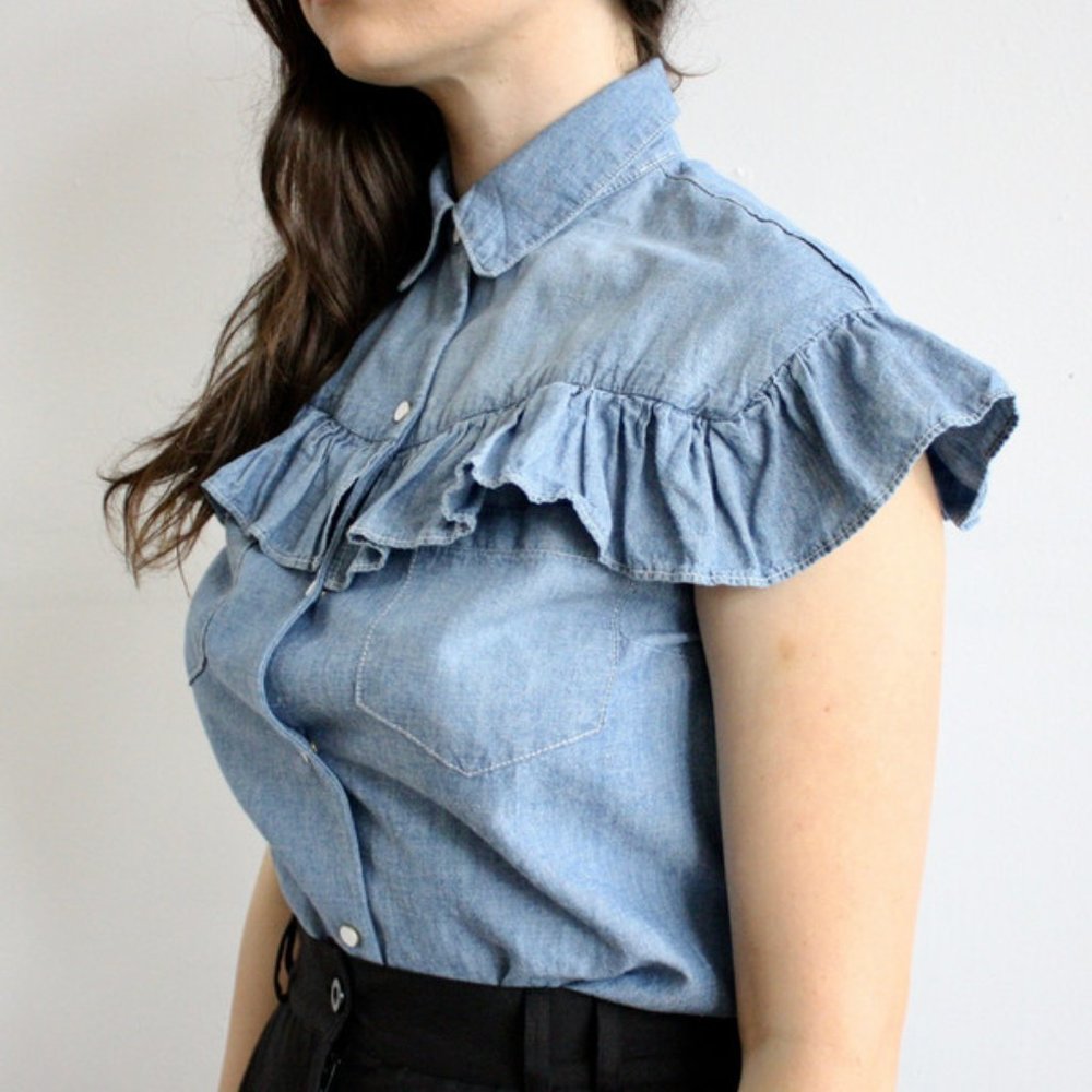 Emma Ruffle Shirt by Fathers Daughter (S)